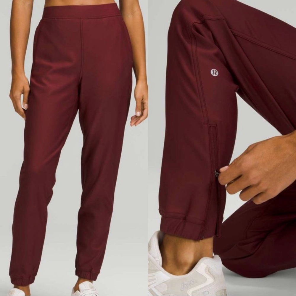 NWT Lululemon Adapted State High-Rise Jogger in Garnet
